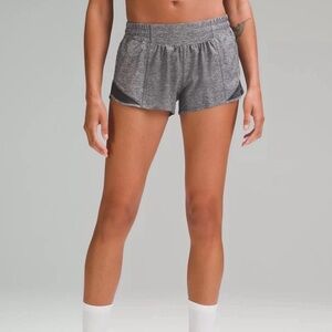 Lululemon Hotty Hot Lined Short 2.5 Gray